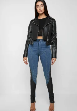 Vegan Leather Contour Skinny Jeans -^Manière De Voir Best
