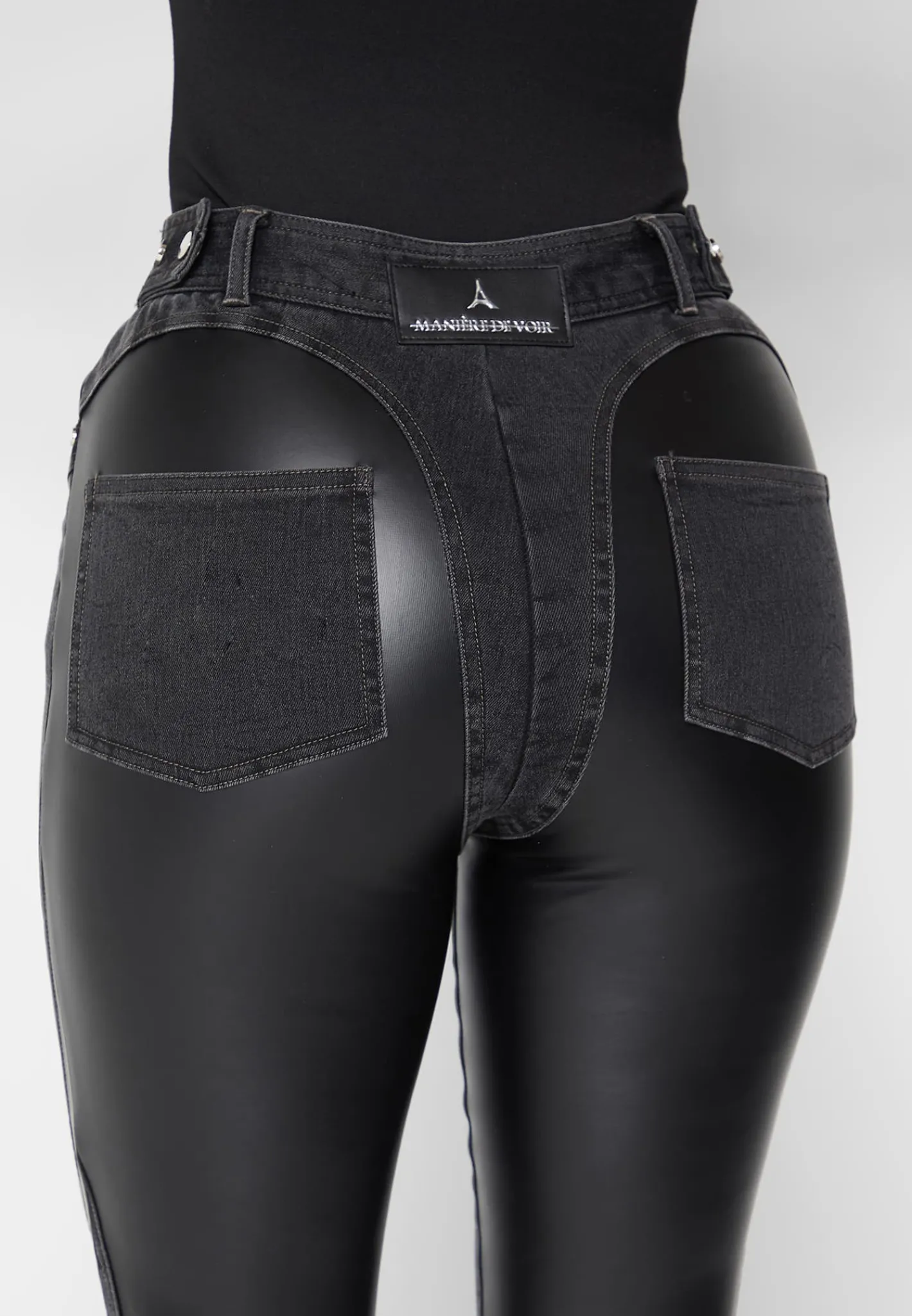 Vegan Leather Contour Skinny Jeans -^Manière De Voir Online