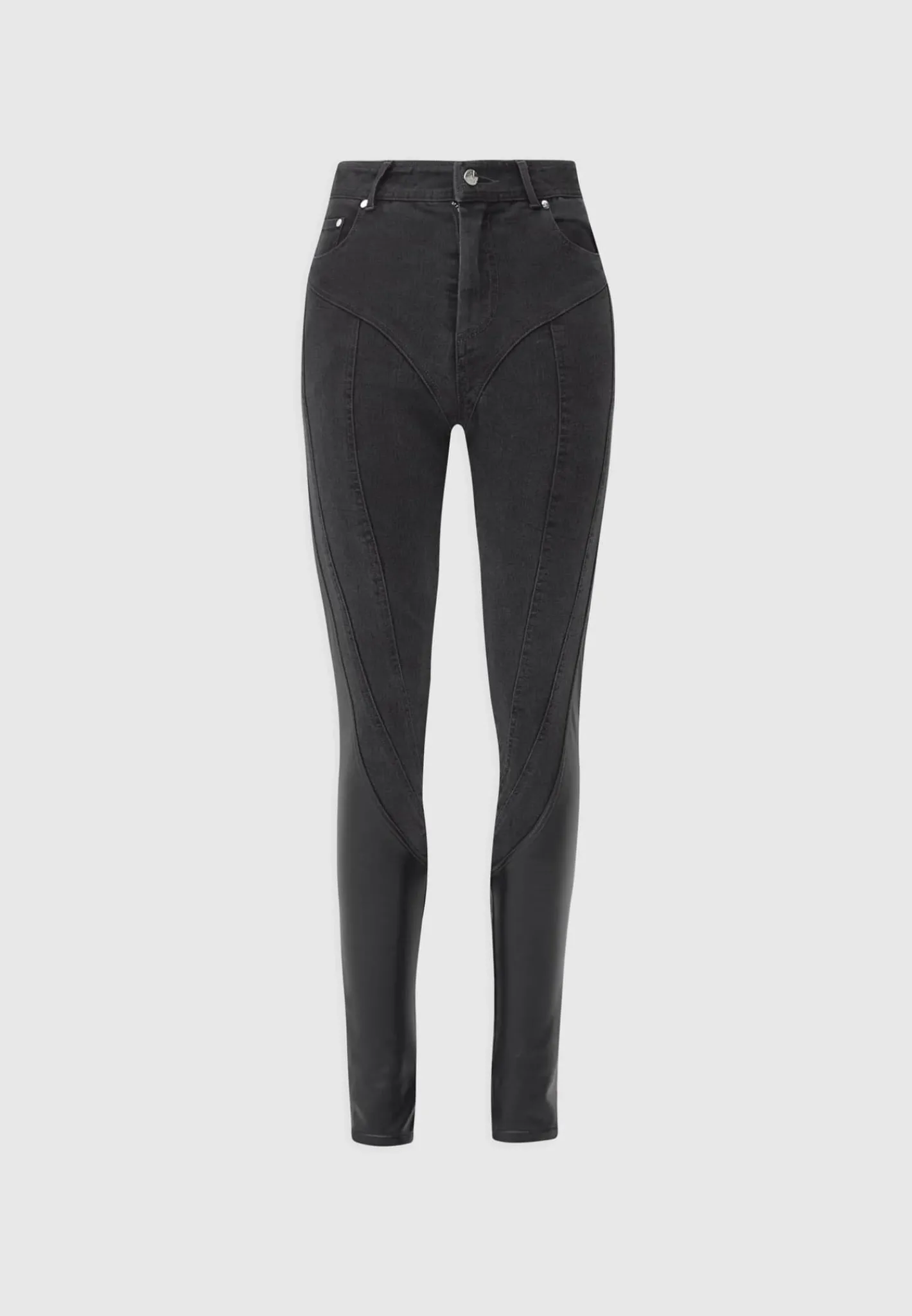 Vegan Leather Contour Skinny Jeans -^Manière De Voir Online