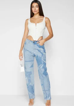 Vegan Leather Corset Top -^Manière De Voir Outlet