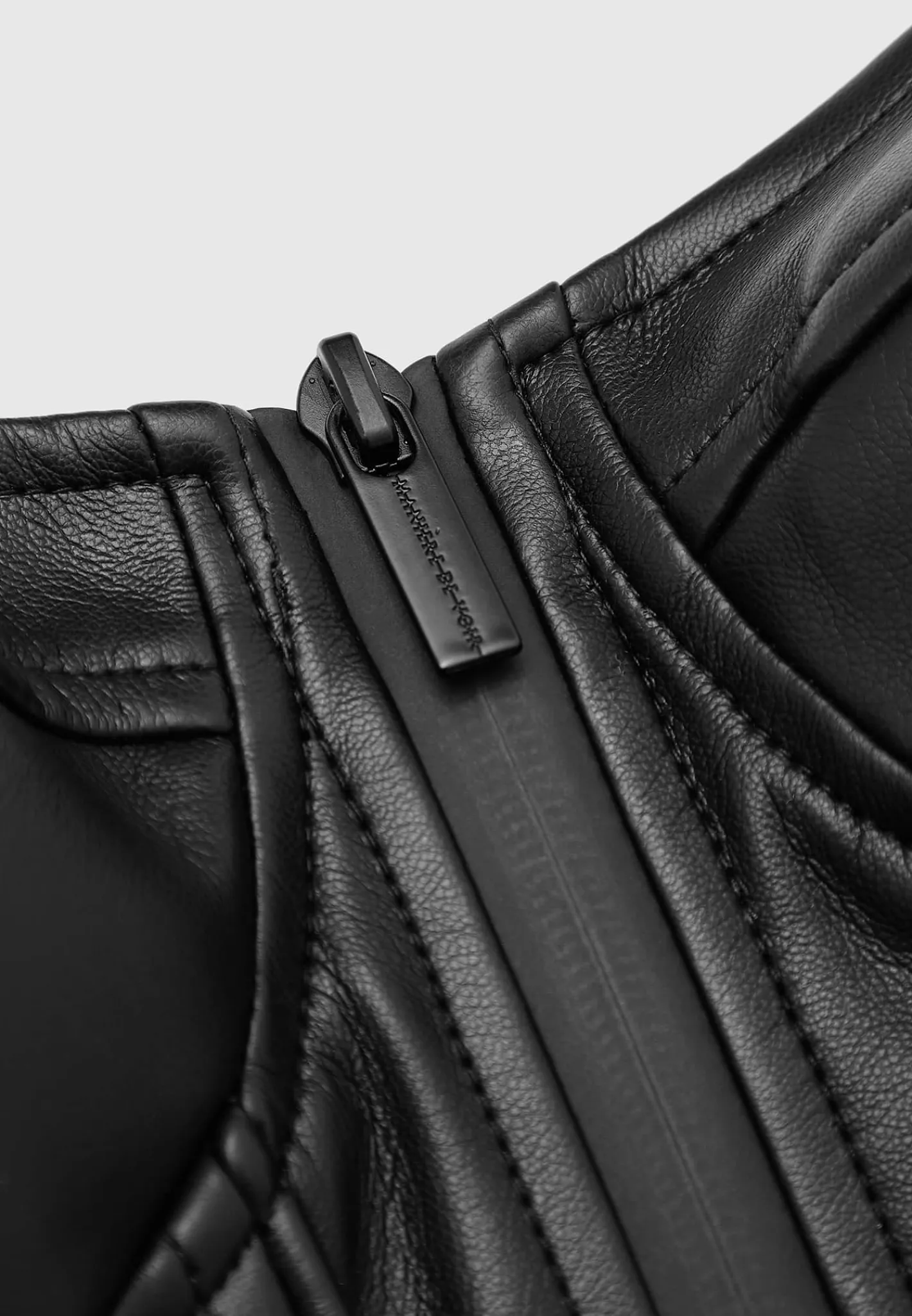 Vegan Leather Corset Top -^Manière De Voir Hot