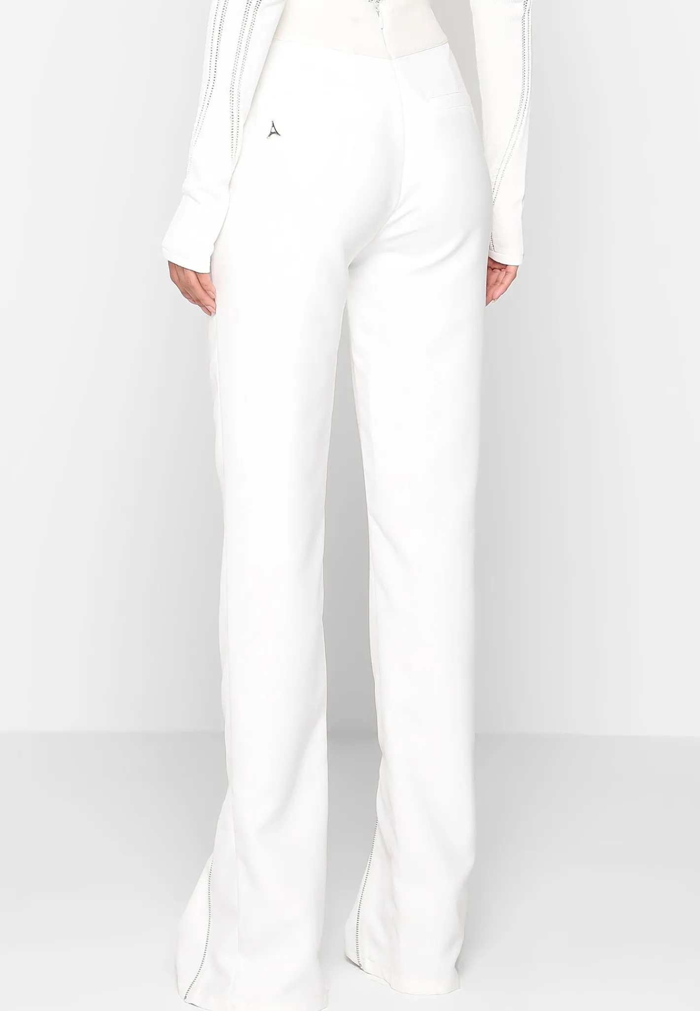 Vegan Leather Corset Zip Trousers -^Manière De Voir Fashion
