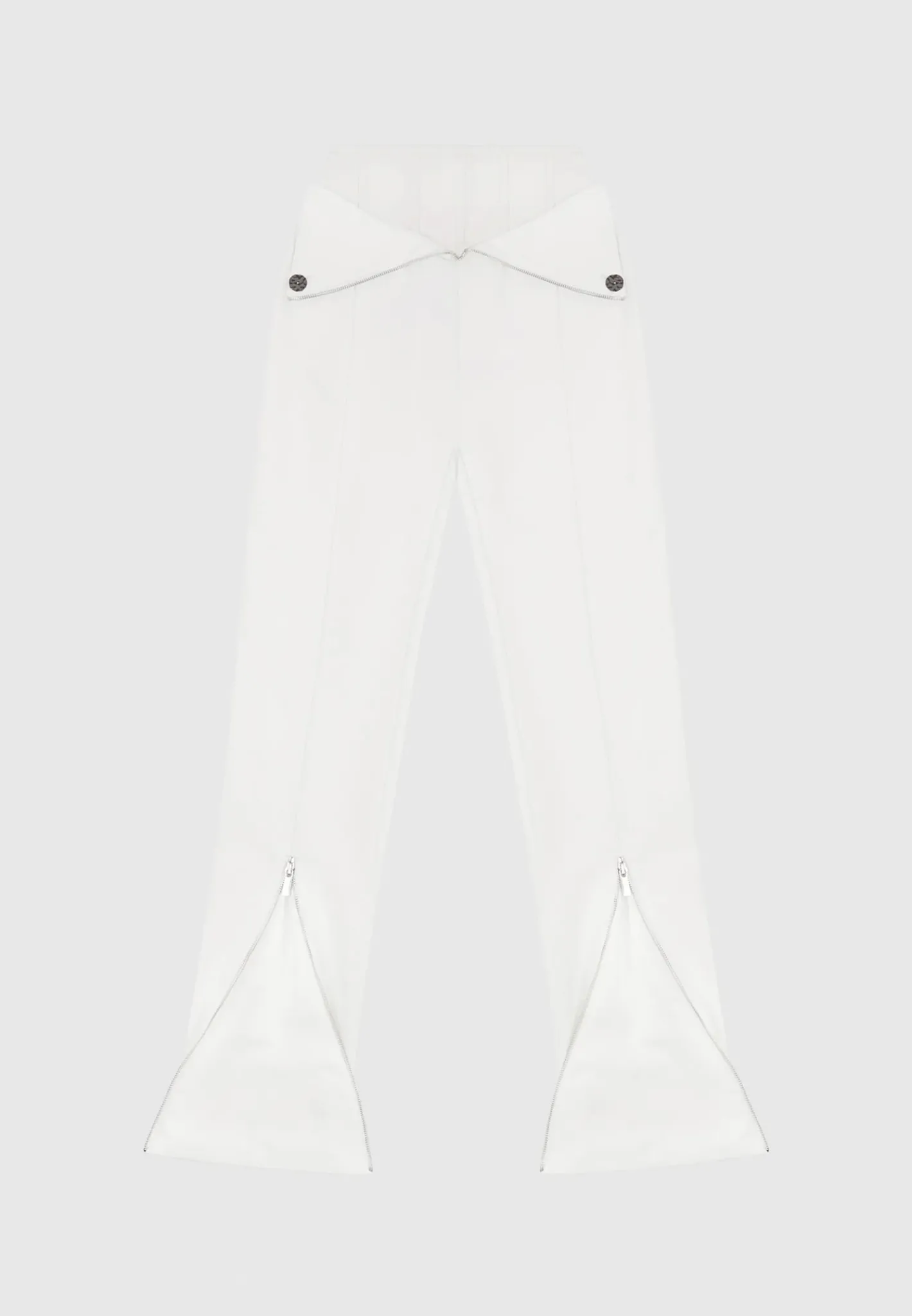 Vegan Leather Corset Zip Trousers -^Manière De Voir Fashion