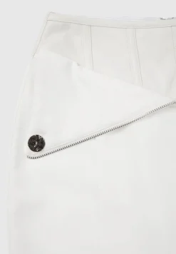 Vegan Leather Corset Zip Trousers -^Manière De Voir Fashion