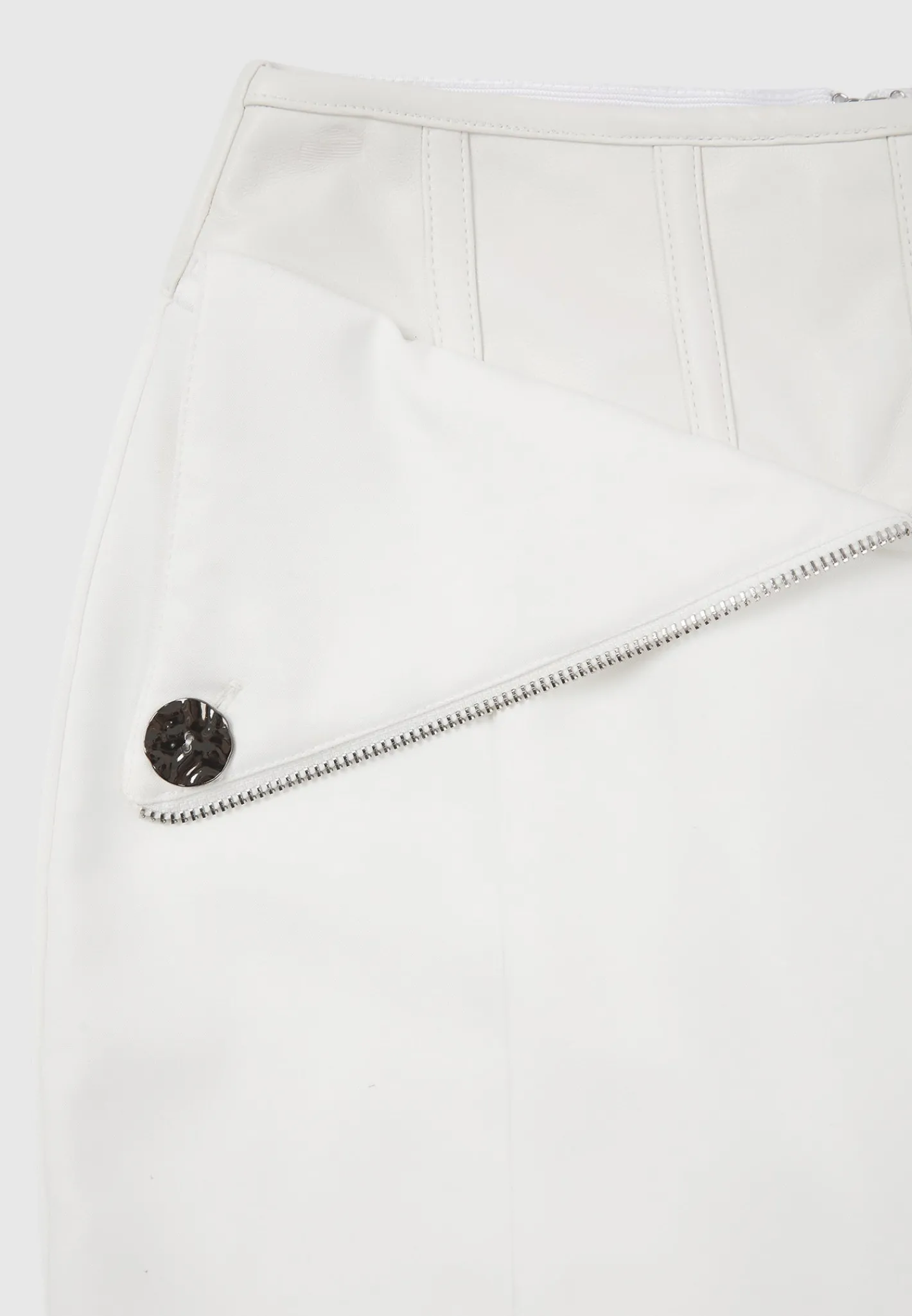 Vegan Leather Corset Zip Trousers -^Manière De Voir Fashion
