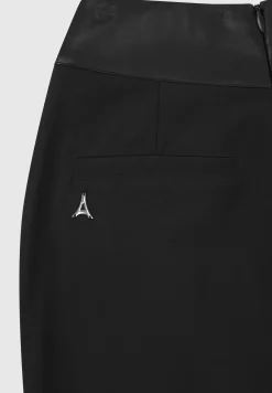 Vegan Leather Corset Zip Trousers -^Manière De Voir New