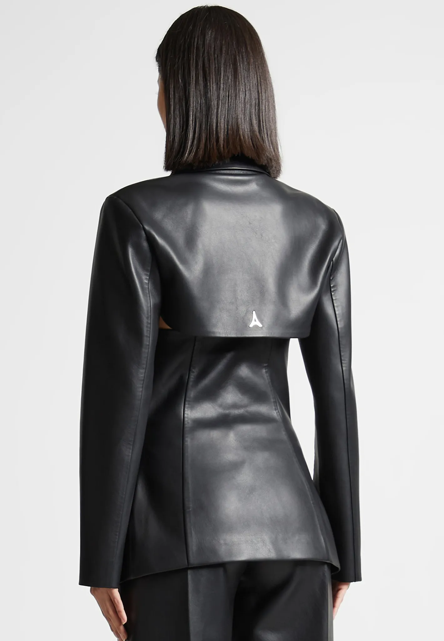 Vegan Leather Cut Out Blazer -^Manière De Voir Discount