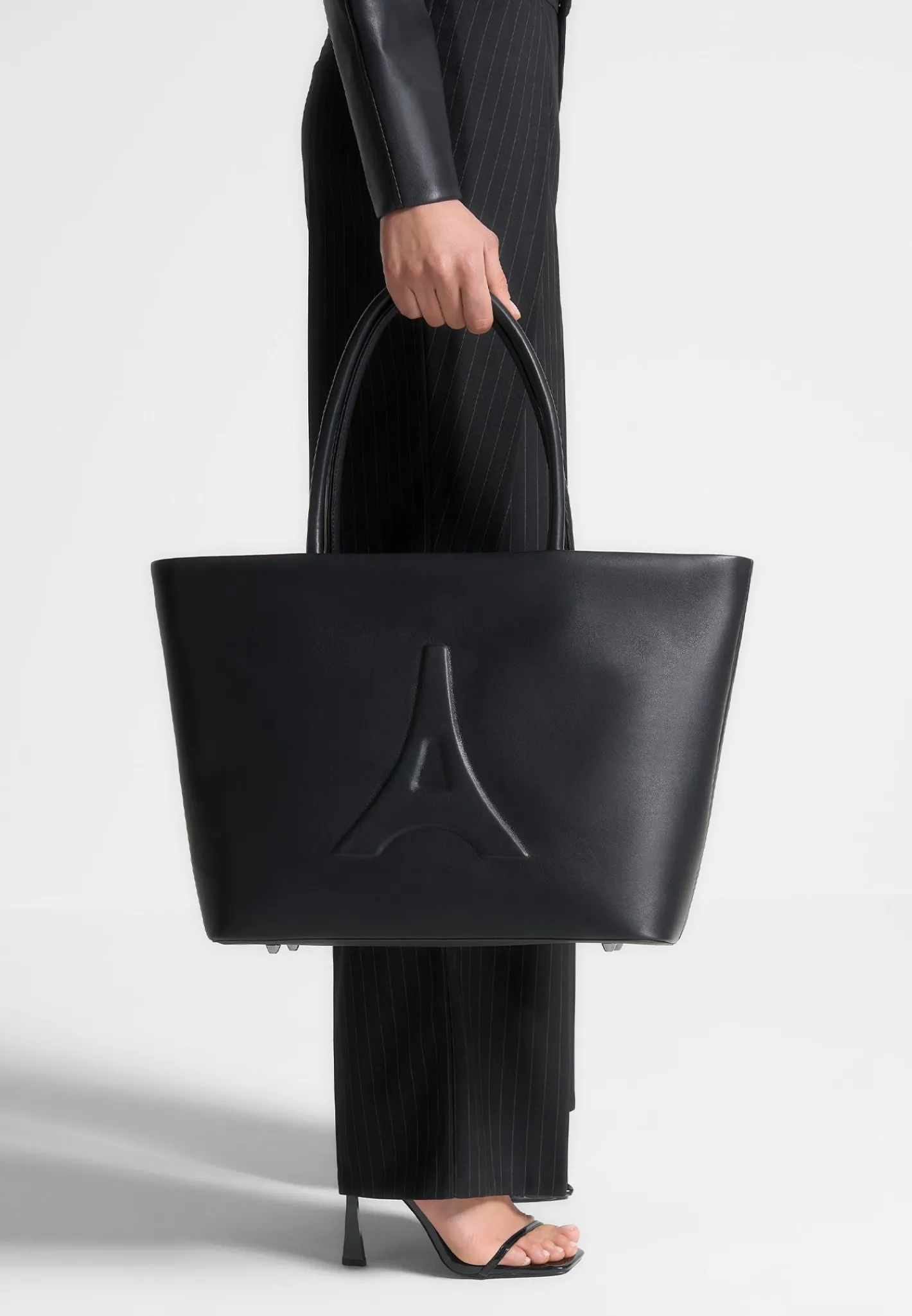 Vegan Leather Eiffel Tote Bag -^Manière De Voir Discount