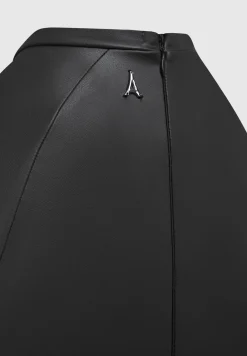 Vegan Leather Gathered Dress -^Manière De Voir Outlet