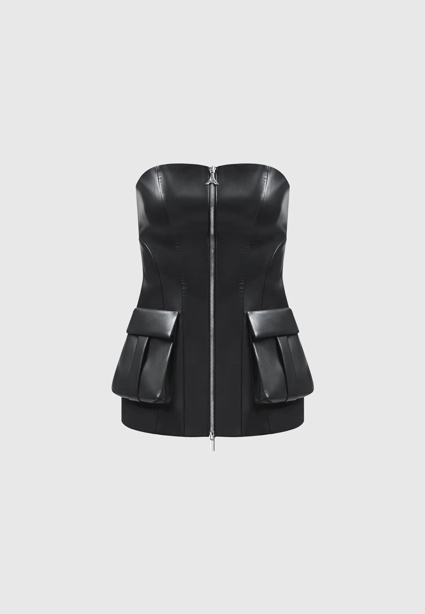Vegan Leather Longline Bandeau Top -^Manière De Voir Online