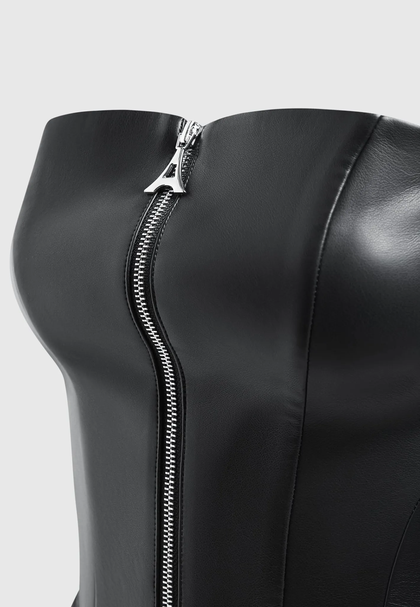 Vegan Leather Longline Bandeau Top -^Manière De Voir Online