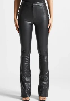 Vegan Leather Mini Flared Leggings -^Manière De Voir New
