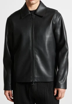 Vegan Leather Minimal Boxy Jacket -^Manière De Voir Outlet