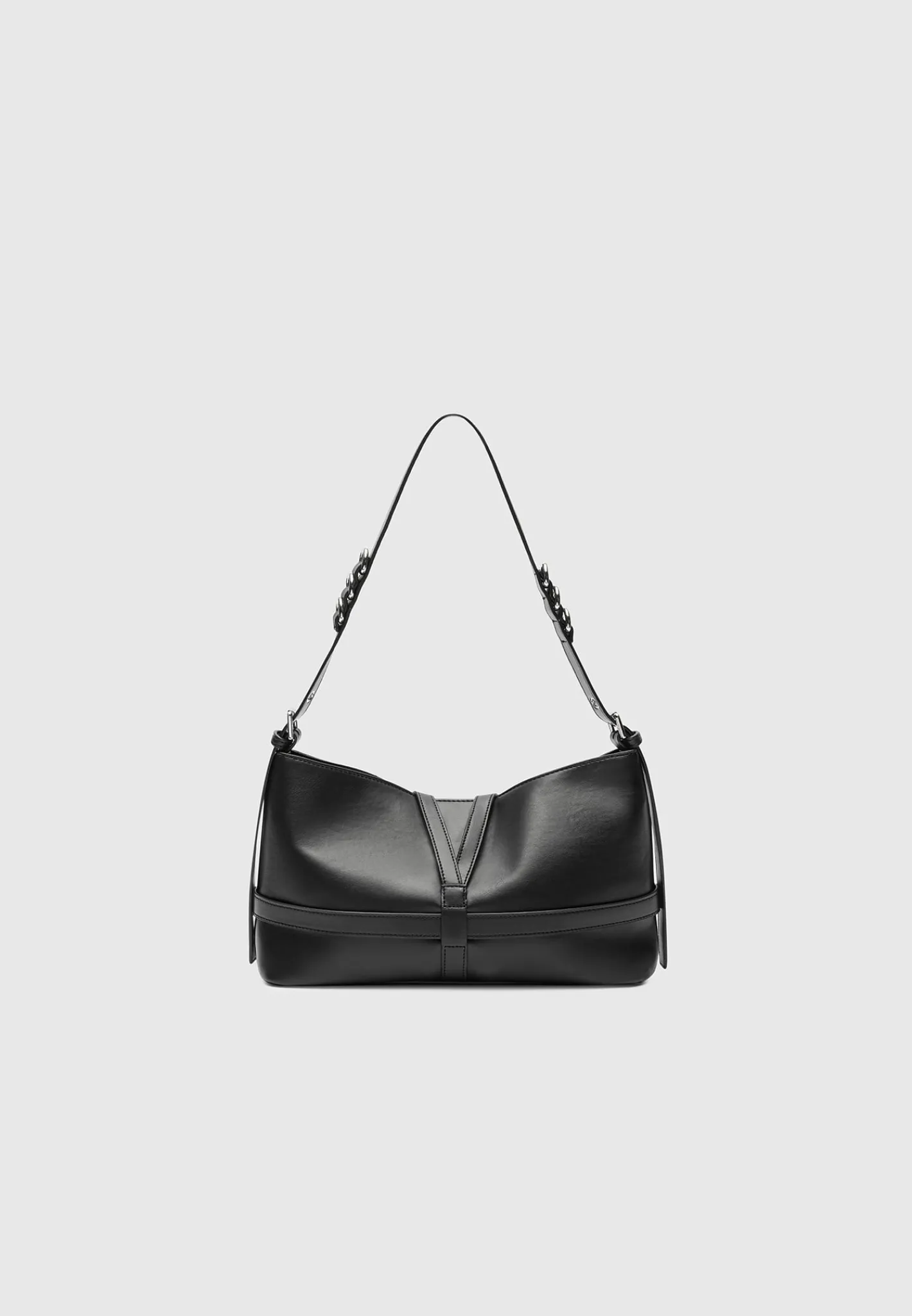Vegan Leather Multi Strap Shoulder Bag -^Manière De Voir New
