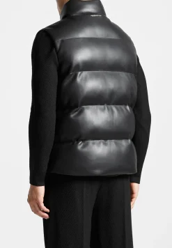 Vegan Leather Puffer Gilet -^Manière De Voir Best