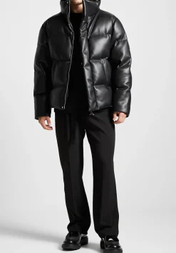 Vegan Leather Puffer Jacket -^Manière De Voir Sale