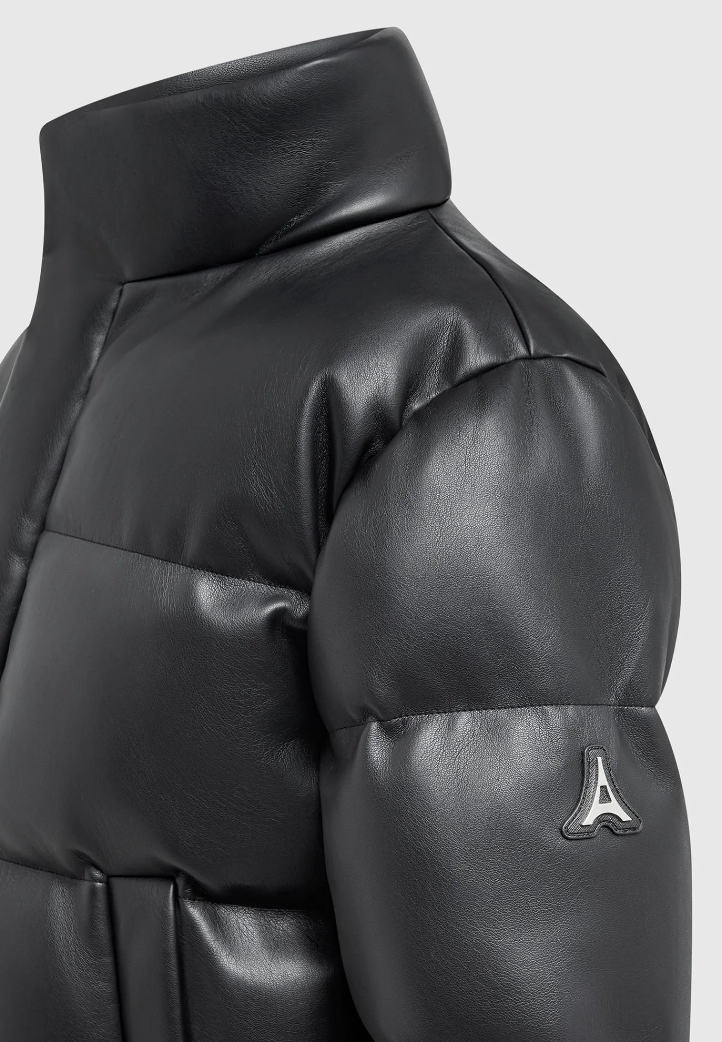 Vegan Leather Puffer Jacket -^Manière De Voir Sale