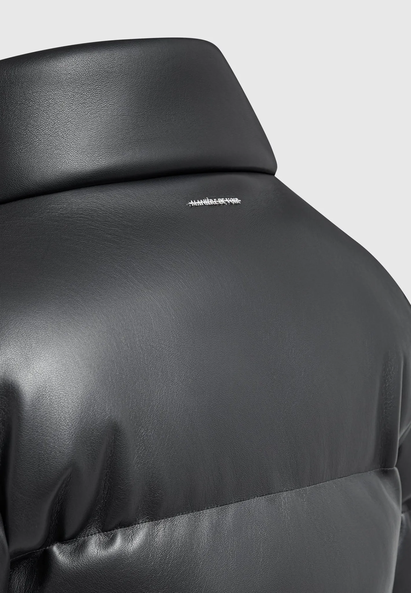 Vegan Leather Puffer Jacket -^Manière De Voir Sale