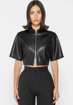 Vegan Leather Shirt -^Manière De Voir Discount