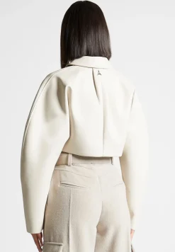 Vegan Leather Super Cropped Jacket -^Manière De Voir Clearance