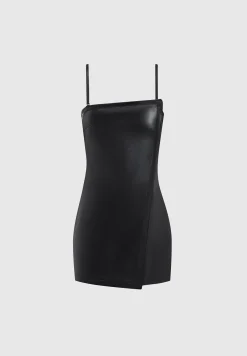 Vegan Leather Tailored Playsuit with Gloves -^Manière De Voir Discount