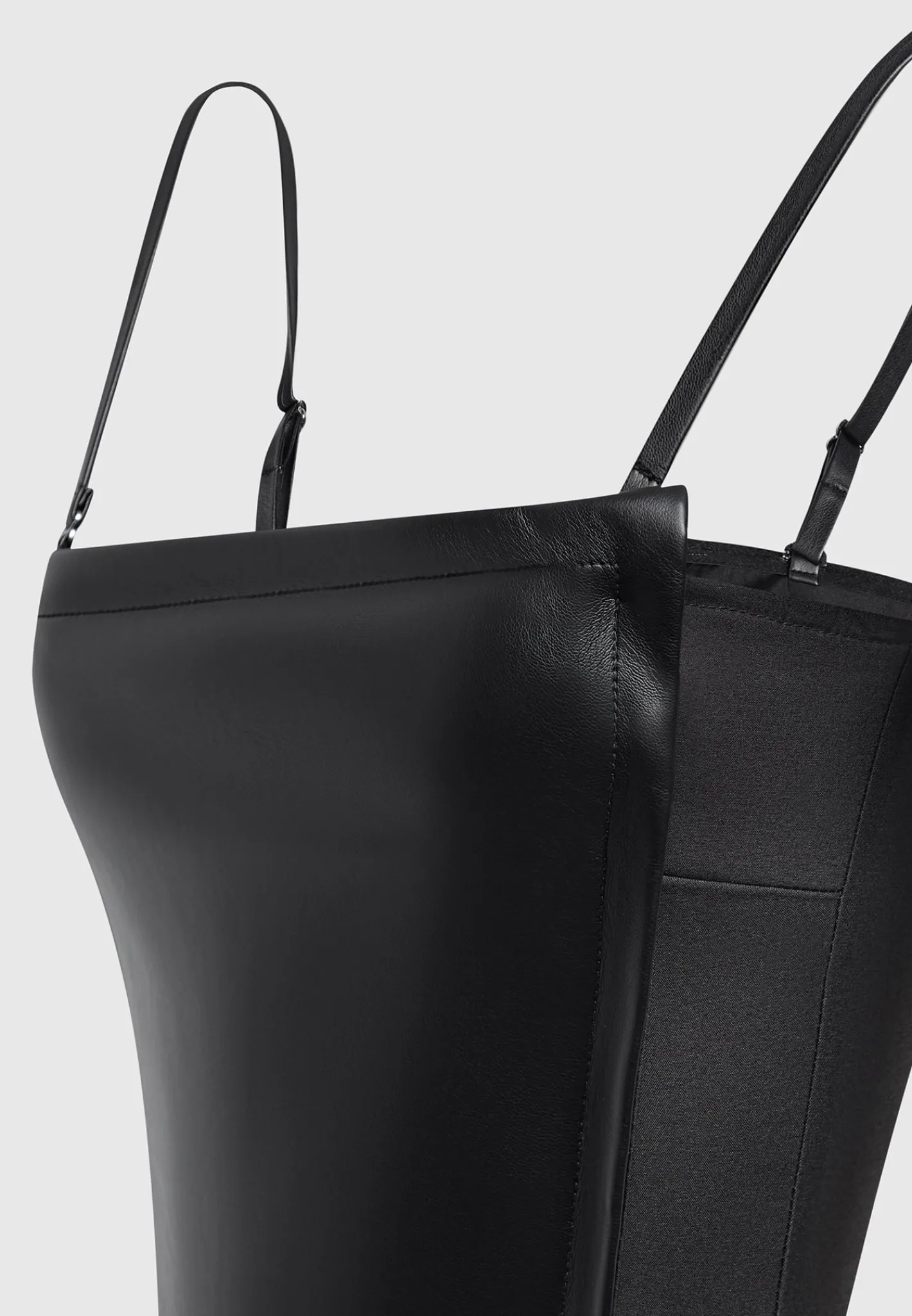 Vegan Leather Tailored Playsuit with Gloves -^Manière De Voir Discount