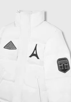 Vegan Leather Varsity Puffer Jacket -^Manière De Voir Online