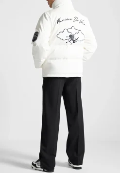 Vegan Leather Varsity Puffer Jacket -^Manière De Voir Online