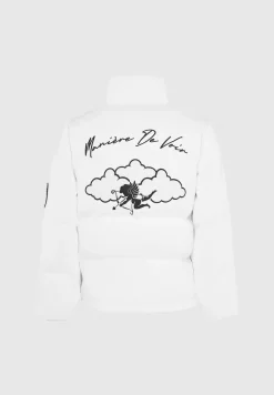 Vegan Leather Varsity Puffer Jacket -^Manière De Voir Online