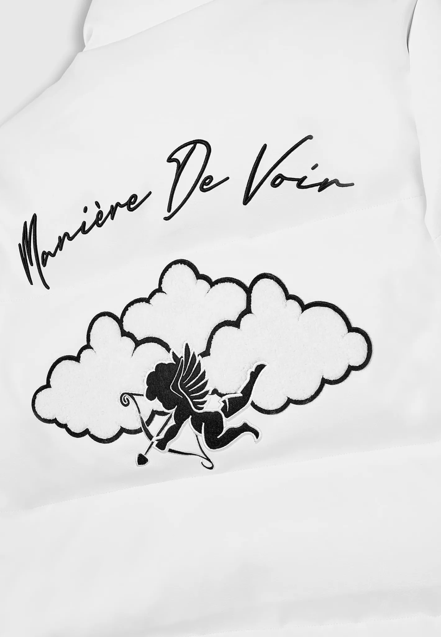 Vegan Leather Varsity Puffer Jacket -^Manière De Voir Online