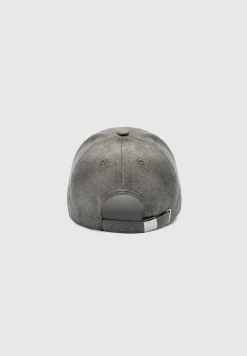 Vegan Suede Cap - Grey^Manière De Voir Clearance