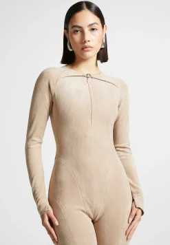 Vegan Suede Jumpsuit -^Manière De Voir Fashion