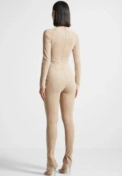 Vegan Suede Jumpsuit -^Manière De Voir Fashion