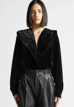 Velour Hooded Bodysuit -^Manière De Voir Online