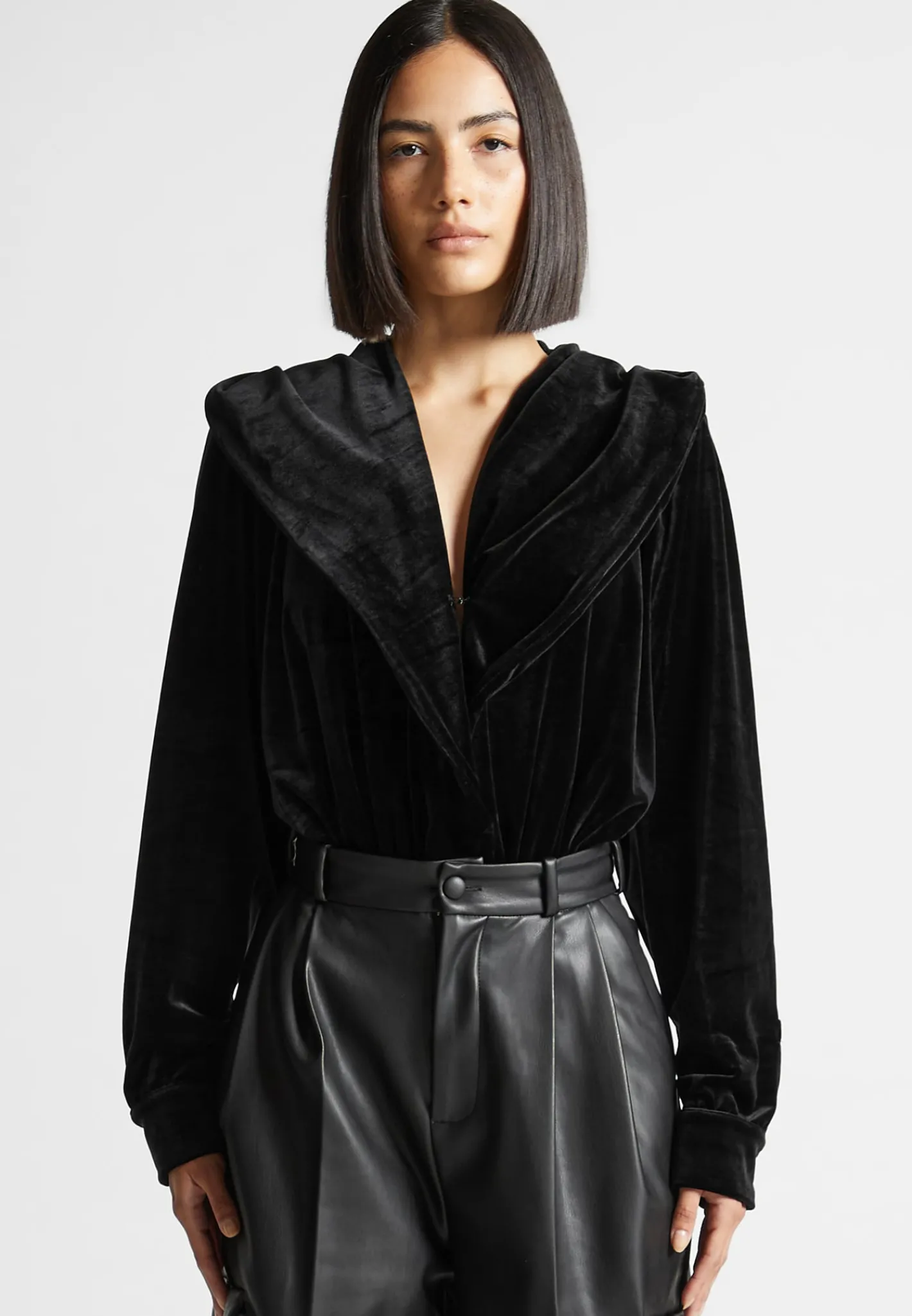 Velour Hooded Bodysuit -^Manière De Voir Online