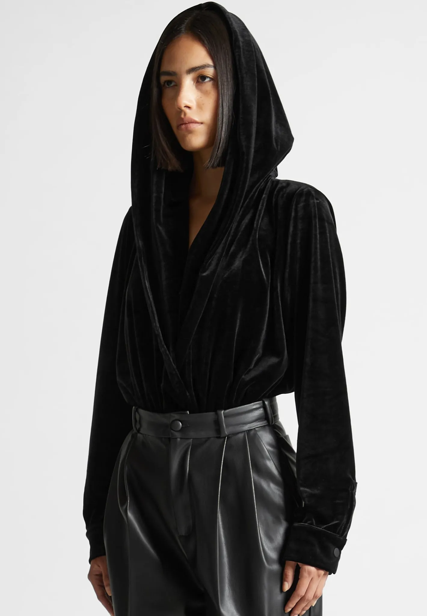 Velour Hooded Bodysuit -^Manière De Voir Online