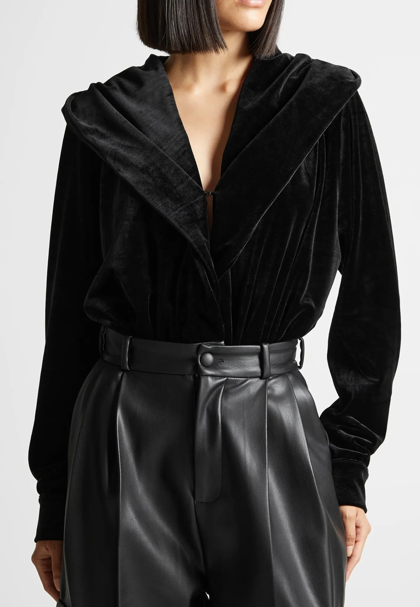 Velour Hooded Bodysuit -^Manière De Voir Online