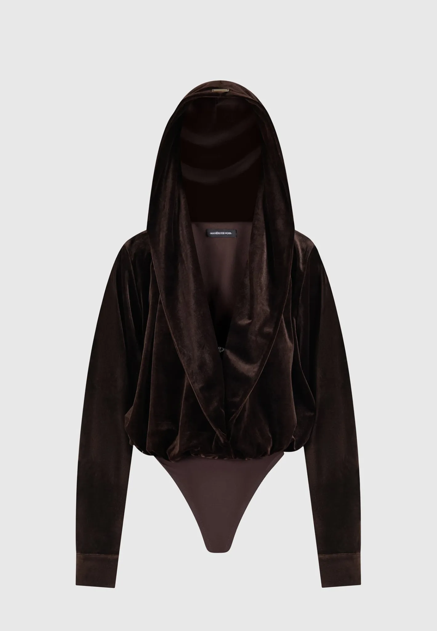 Velour Hooded Bodysuit -^Manière De Voir Discount