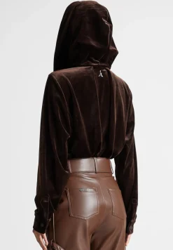 Velour Hooded Bodysuit -^Manière De Voir Discount