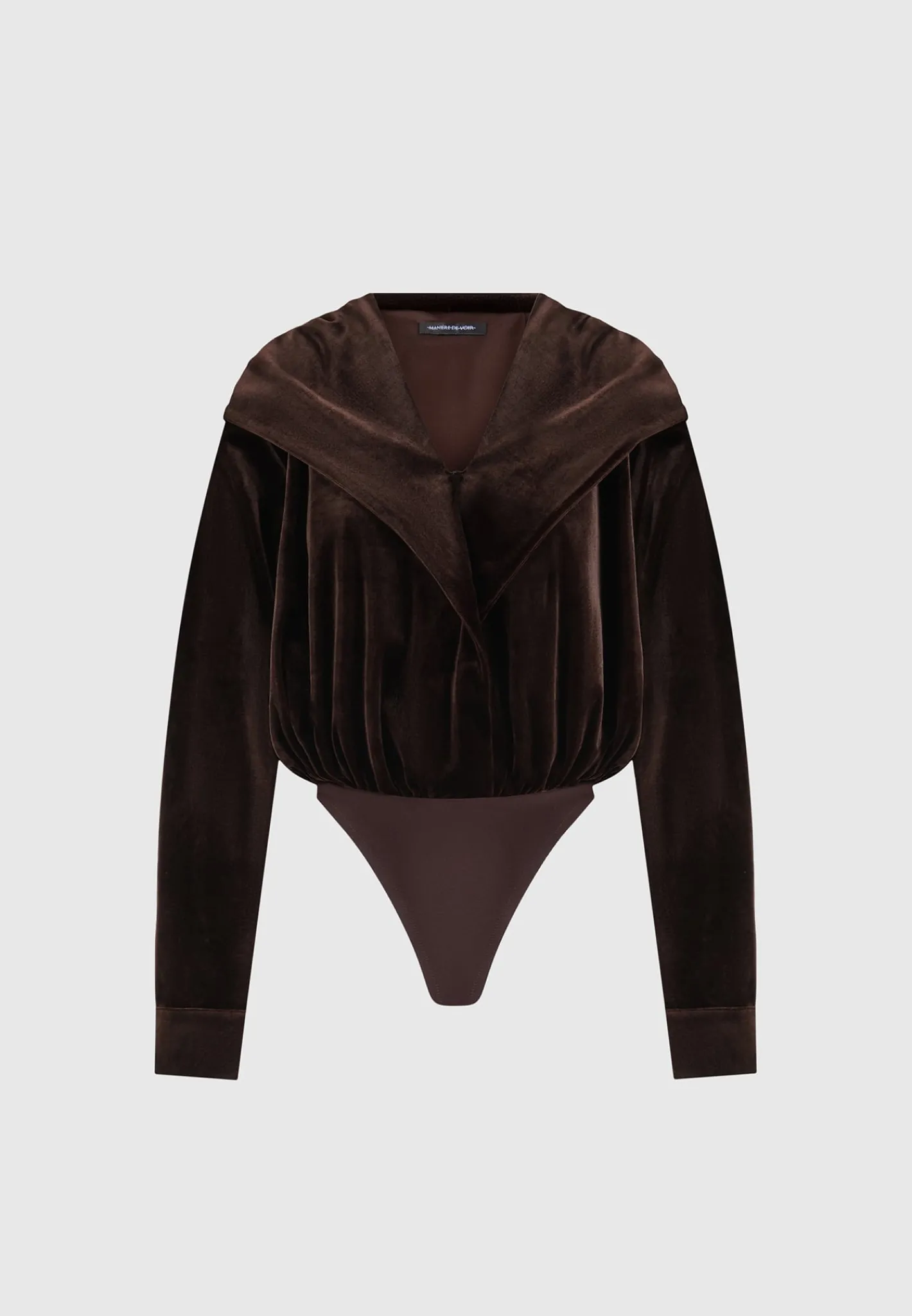 Velour Hooded Bodysuit -^Manière De Voir Discount
