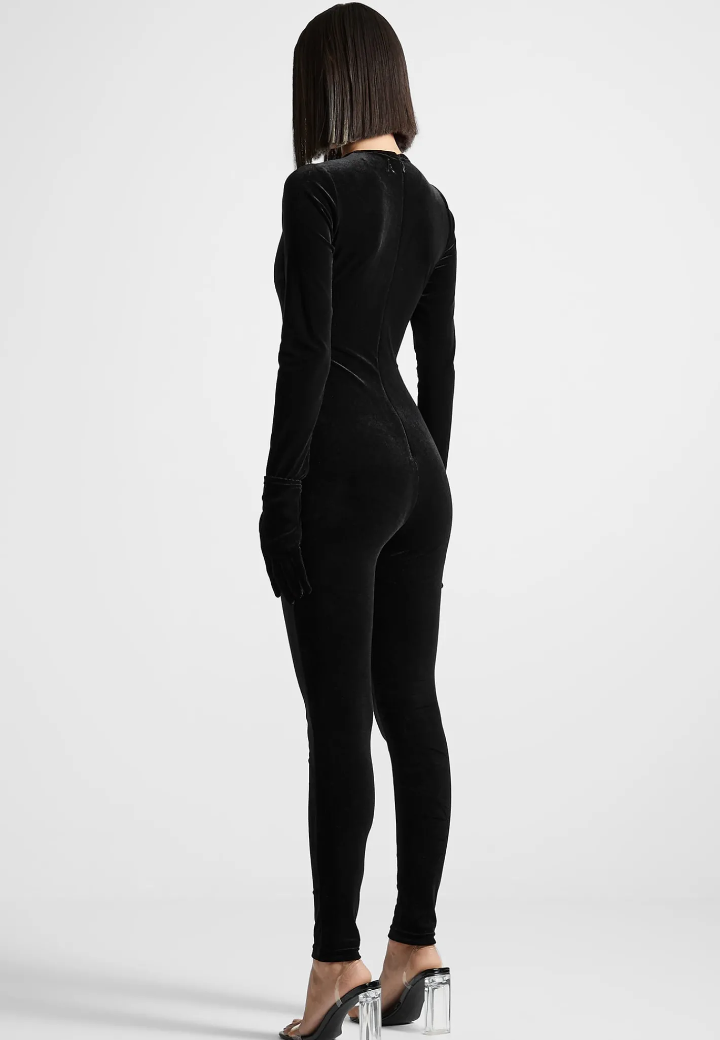 Velour Jumpsuit with Gloves -^Manière De Voir Online