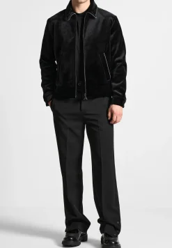 Velvet Jacket with Contrast Piping -^Manière De Voir Outlet