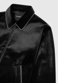 Velvet Jacket with Contrast Piping -^Manière De Voir Outlet