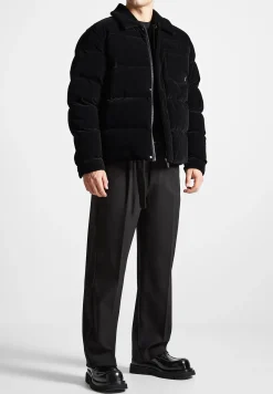 Velvet Puffer Coach Jacket -^Manière De Voir New