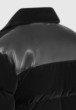 Velvet Puffer Coach Jacket -^Manière De Voir New