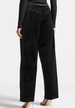 Velvet Tailored Pleated Trousers -^Manière De Voir Clearance