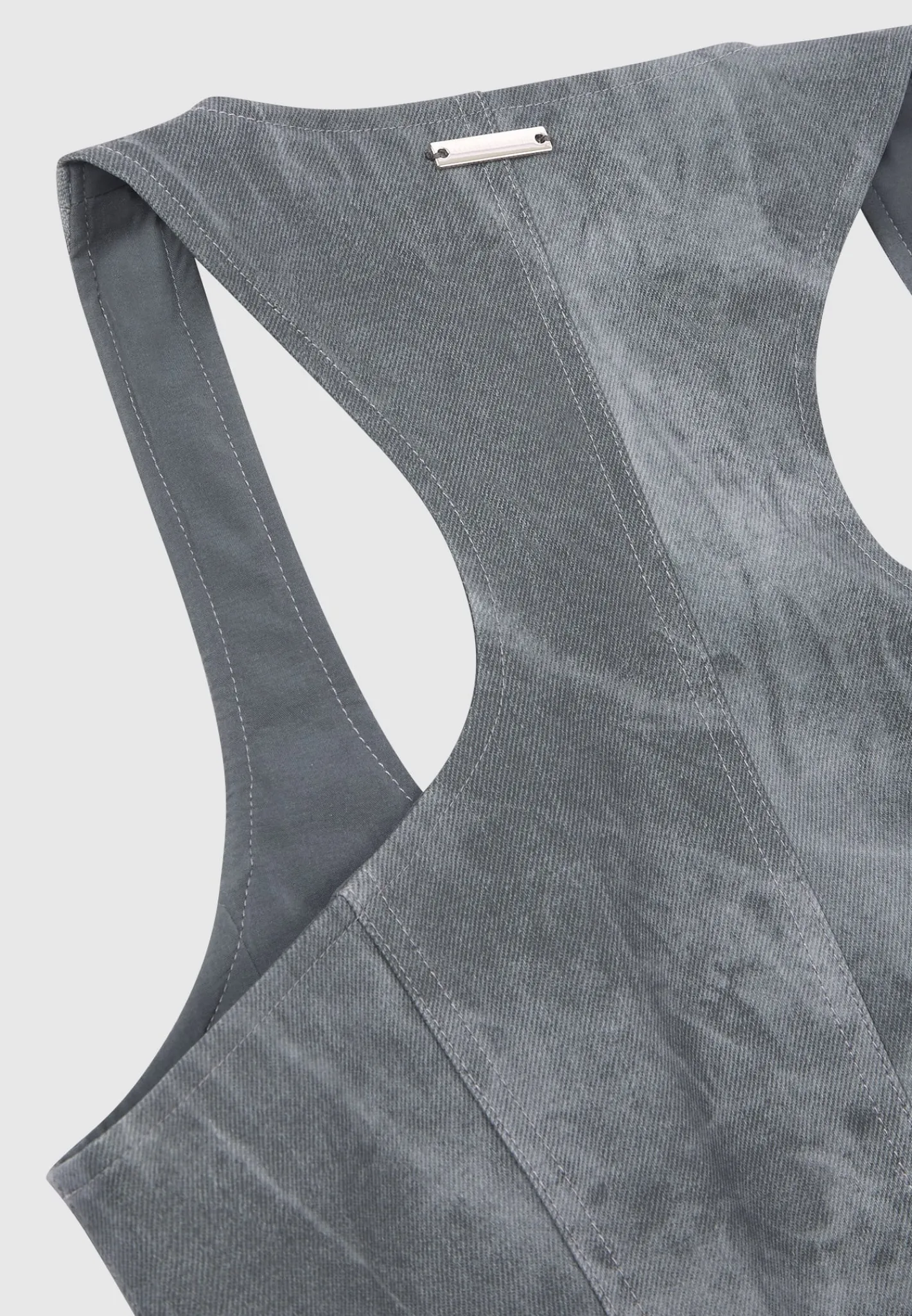 Vintage Marble Leather Corset Top - Washed^Manière De Voir Clearance