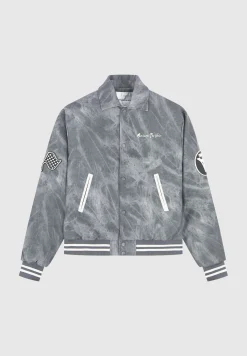 Vintage Marble Varsity Jacket -^Manière De Voir Clearance