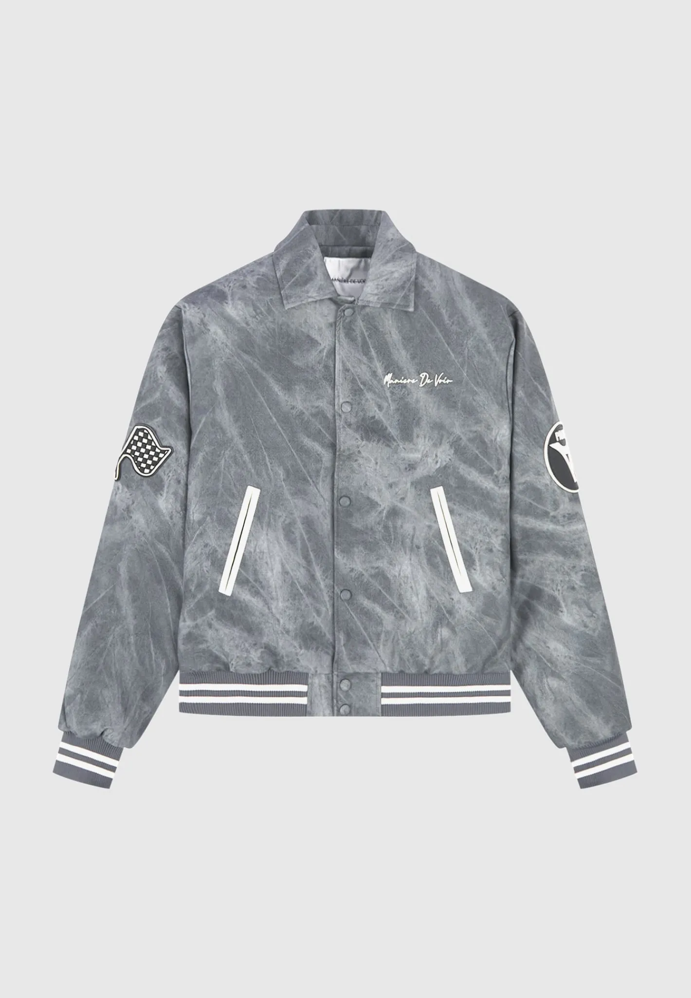 Vintage Marble Varsity Jacket -^Manière De Voir Clearance