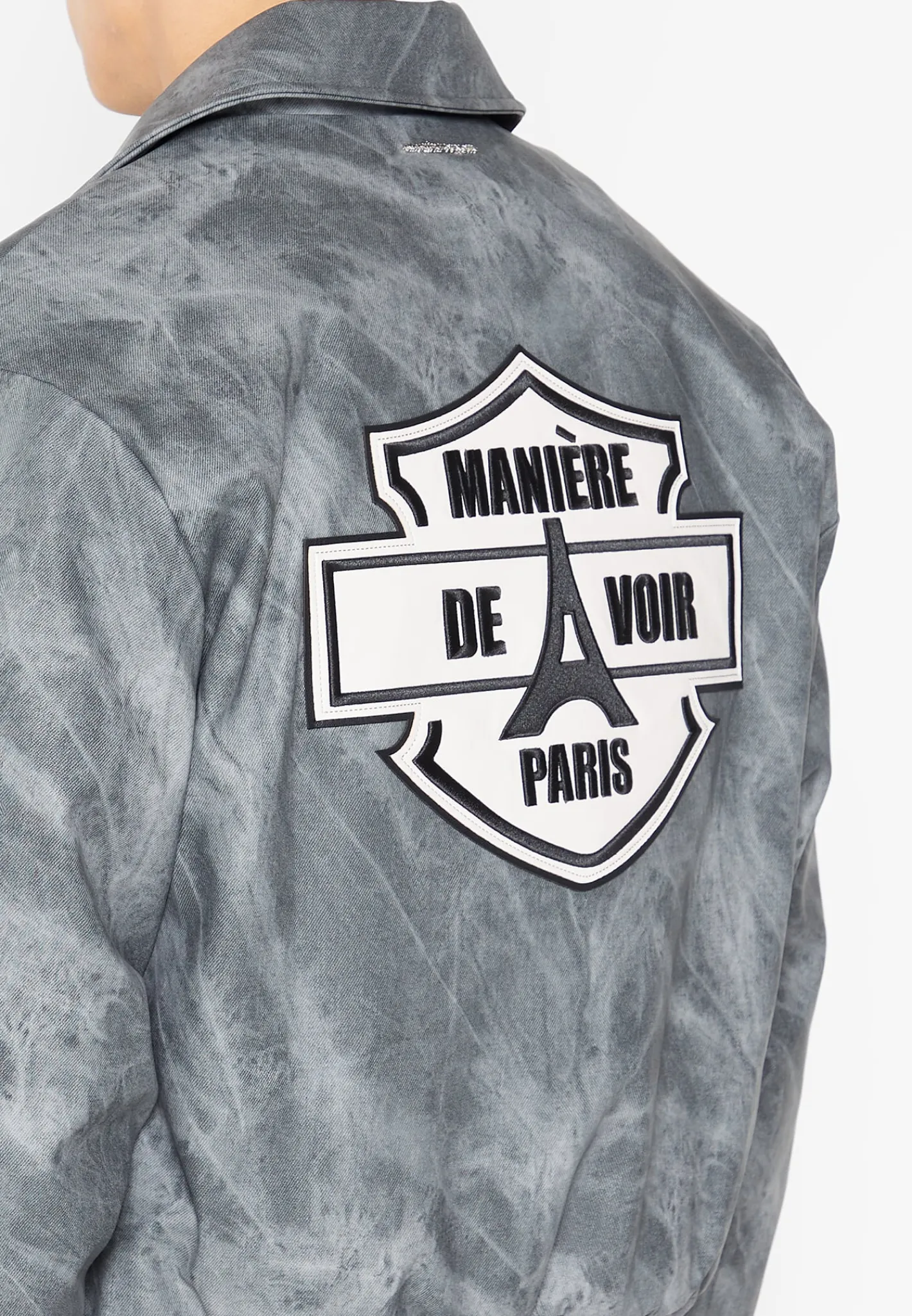 Vintage Marble Varsity Jacket -^Manière De Voir Clearance